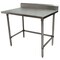 Bk Resources Stainless Steel Work Table W/Open Base, Plastic Feet 5 Riser 48"Wx24"D SVTR5OB-4824 - alternate 6